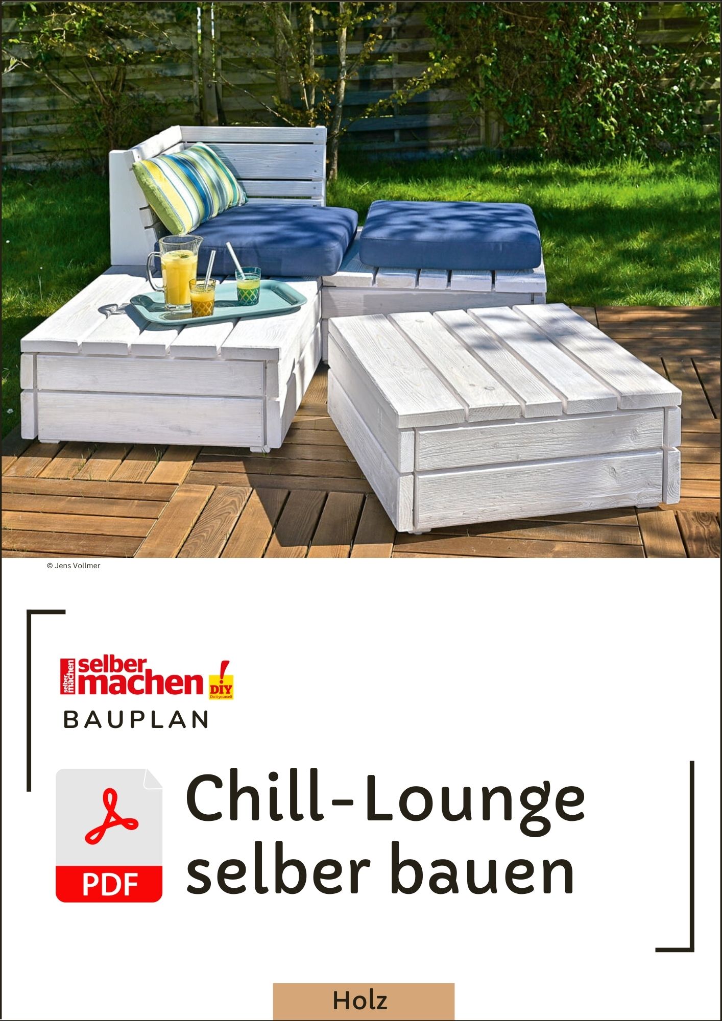 GratisBauplan für eine ChillLounge für den Garten